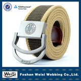 Fresh Vitality Yellow Canvas Belt