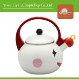 Fashionable Cute Enamel Whistling Kettle (BY- 3707)