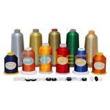 100% Metallic Polyester Embroidery Thread for Embroidery