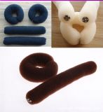 Nice DIY Button Nylon Hair Donut Sausage Bun Maker Fashion Accessories