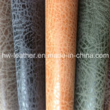 PU Emboseed Furniture Leather for Occasional Furniture (HW-756)