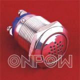 Onpow Metal Buzzer (GQ19B-M/DC12V, 19mm, CE, RoHS)