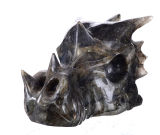 Natural Flash Labradorite Carved Dragon Skull Carving #7y18, Crystal Healing