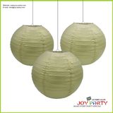 Gold and Silver Hanging Paper Lanterns Themed Party Decoration