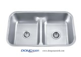 Upc Certificated 304 Stainless Steel Double Bowls/ Undermount Kitchen Sink (876)