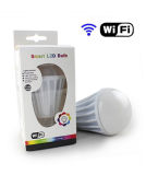 New LED, Bluetooth RGBW Music+Group+Timer WiFi LED Bulb E26 E27 Multi Color Intelligent LED WiFi Light