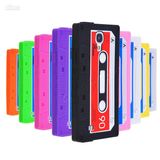 Silicone Cassette Tape Case for Mobile Phone Samsung Galaxy S4 I9500 (13037)