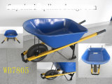 Handcart 7805p, Yellow Frame, Strong Tray/Pan, PU Wheel