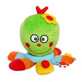 Eco Multicolor Plush Baby Rattle Toy