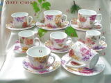 Porcelain Cup and Saucer (YD09-CS015)