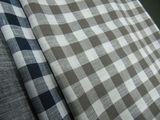 Linen Cotton Yarn Dyed Gingham Checks