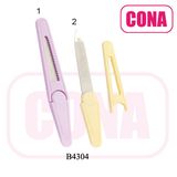 Metal Nail File with Plastic Cover