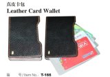 Leather Card Wallet (T-166)