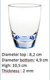 Glass Tumbler Whishy Cup Glass Cup Tableware Kb-Hn01396