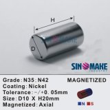 Permanent Rare Earth Cylinder Magnet