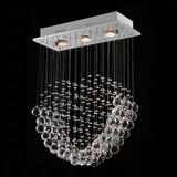 Heart Shape Decoration Crystal Chandelier Ceiling Light (GD-8006-3)