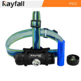 USB Rechargeable Rayfall LED Headlamp (Model: H1LC)