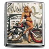 C621A Expoxy Metal Cigarette Case Star Steel Promotional Gifts