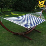 2 Person Hammock with Wood Stand