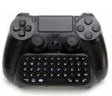 Bluetooth Mini Wireless Chatpad Message Game Controller Keyboard Chatpad for Sony Playstation PS4 Controller - Black
