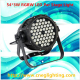 Waterproof 54*3W RGBW LED PAR Stage Light