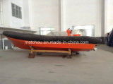 High Speed Inboard Engine Semi-Rigid Inflatable Fast Rescue Boat