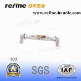 New European Style Zinc Alloy Pull Handle with Ceramic (M-833)