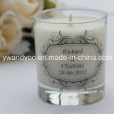 Scented Romantic Candle in Clear Glass