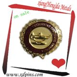 3D Round Metal Badge with Epoxy (XD-0024)