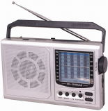 Multifunction Radio with USB/SD and Rechargeable Battery