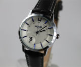 Watch Stainless Steel Watch Leather Band Men Classic Watch Quartz Watch Ad81672m