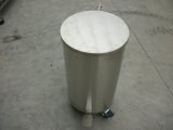 Hotel Garbage Bin Park Facility Trash Can Stainless Steel Dustbin