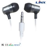 Metal Earphone with Logo Lasered