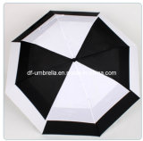 Auto Open Double Layer Golf Umbrella; 2 Folding Golf Umbrella; High Grade Business Umbrella