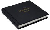 Leather Cover with Name Gold Imprint Custom Wedding Album for Photographer