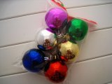 15cm Plating Colorful Christmas Ball