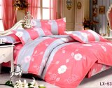 Pastoral Style Bedding Chinese Manufacturing 2015 New Cotton Fabric Flange Four Piece Suit Bedroom Supplies Set (ZHSHDL)