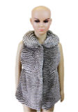 Hot Wholesale Girl Clothes Fur Vest Without Hood Made in China
