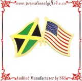 Jamaica and USA Flag Badges