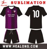 Healong Knitted Sublimation Wholesale Soccer Jerseys