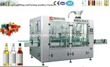 Glass Bottling Machine, Liquor Glass Bottling Machinery, Alcohol Glass Bottle Filling Machinery