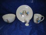 Porcelain Children Dinnerware, Children Tableware Set (JC5CH009)