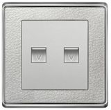 Double Telephone Socket Laptop Wall Socket