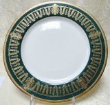 Dark Green&Gold Decoration of Tableware Set K6633-Y7
