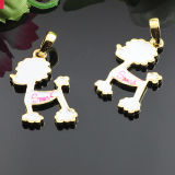 22*32mm Poodle Alloy Pendants, Jewelry Accessory (FC-03287)