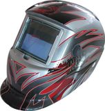 Silver Flame Picture Power Auto Darken Welding Helmet