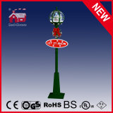 Windmill House Decoration Holiday Street Light with Snow Flakes