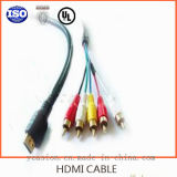 High Speed HDMI to RCA Cable for Audio Video
