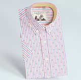 Mens Fashion 100% Cotton Stripe Shirt