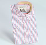 Mens Fashion 100% Cotton Stripe Shirt